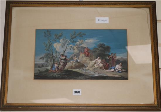 English School Classical figures 8 x 14in.